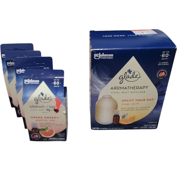 Glade customizable cool mist diffuser bundle - Picture 1 of 8